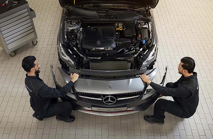 Mercedes auto body repair