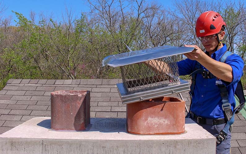 how to install a chimney cap